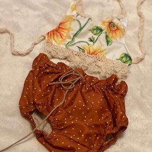 Babygirl sunflower set